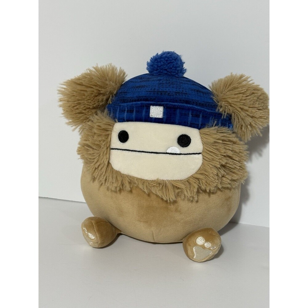 Squishmallow Benny Bigfoot 7–8” with Yeti Winter Hat • 2023